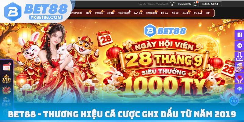 Bet88 - Thương hiệu cá cược ghi dấu từ năm 2019