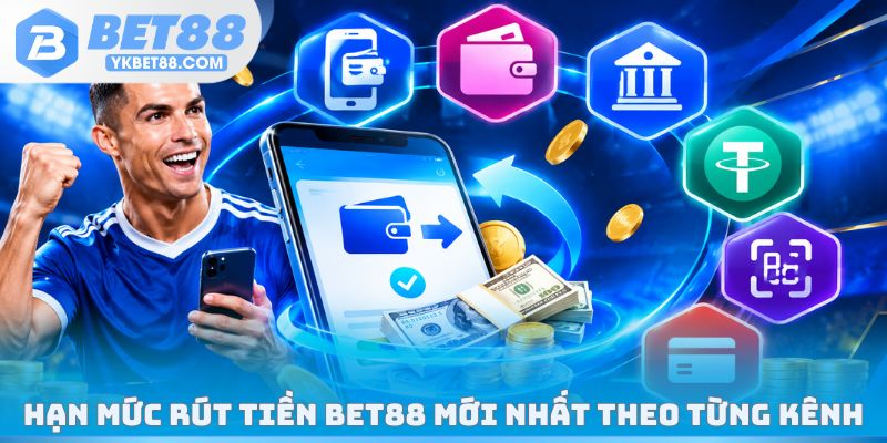 Hạn mức rút tiền mới nhất theo từng kênh